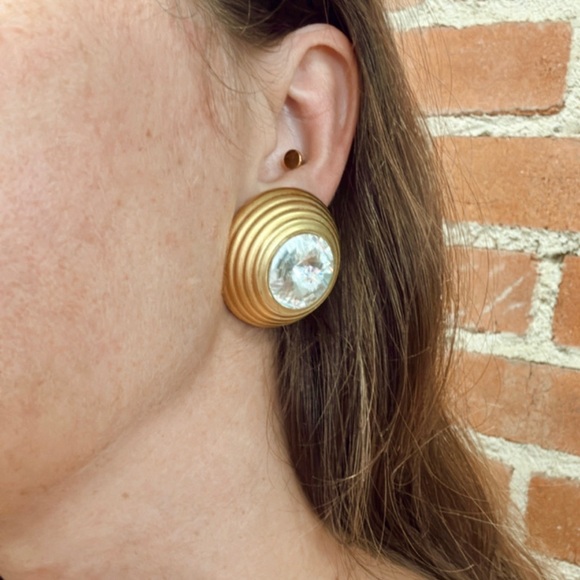 Vintage Carlotta Bijoux Statement Earrings, French Designer Earrings - Picture 8 of 15